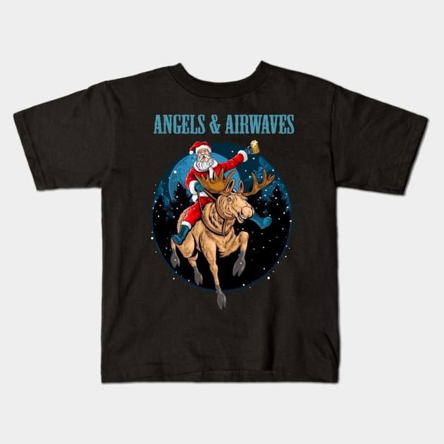 ANGELS & AIRWAVES BAND XMAS Kids T-Shirt by a.rialrizal